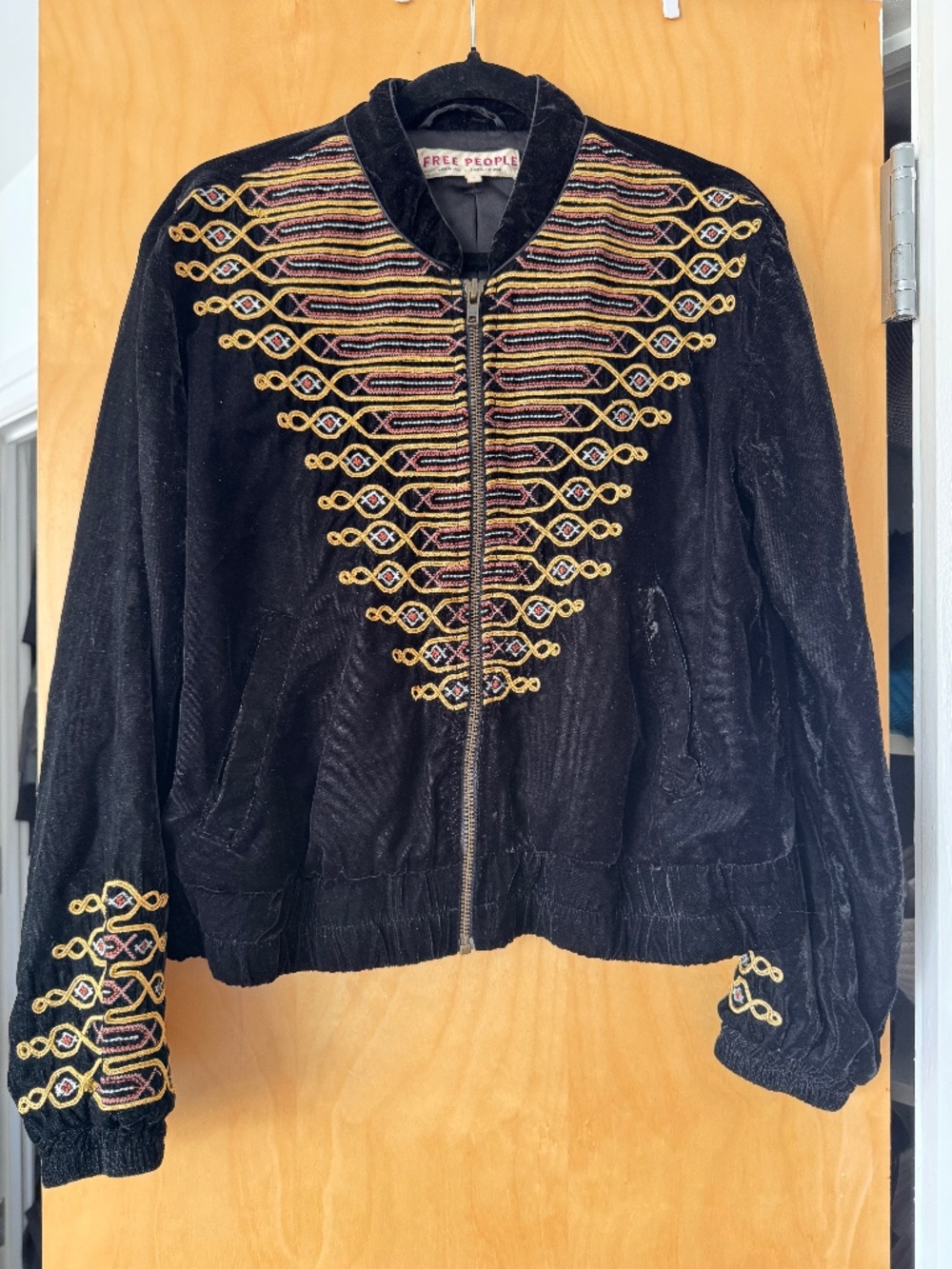 Free People Anita Officer Bomber Jacket - S